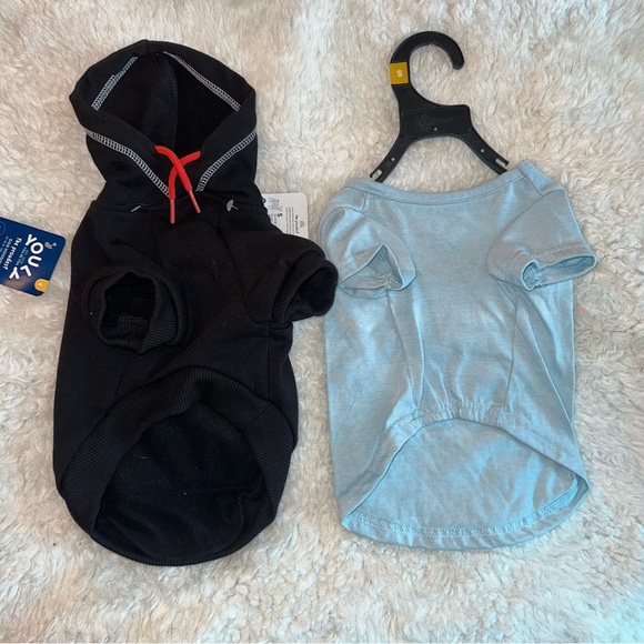 Dog hoodie & tee PRIDE rainbow theme proud pup & human size small NWT puppy toy - Picture 2 of 9